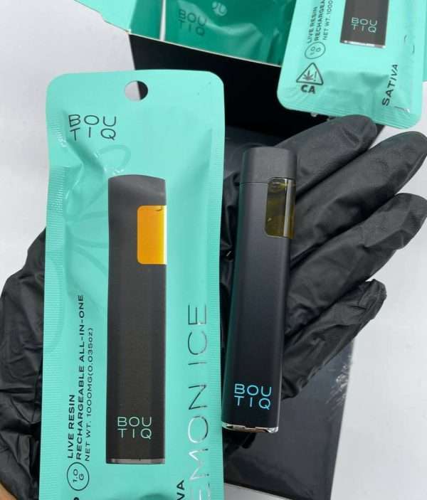 Boutiq 1g Black Runtz Live Resin Disposable